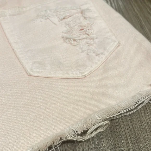 Denim x Alexander Wang Shorts - Light Pink